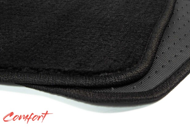 Коврики текстильные "Комфорт" для Audi A6 IV (седан / 4G2) 2014 - 2018, черные, 4шт.