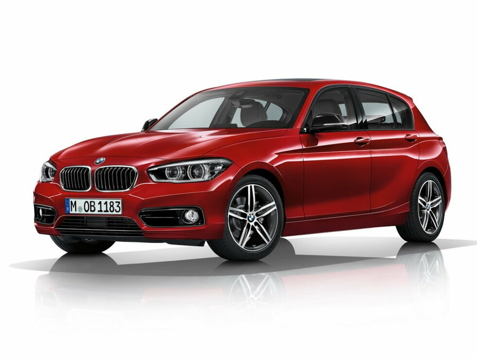 Коврики ЭВА "EVA ромб" для BMW 1-Series II (хэтчбек 5 дв / F20) 2015 - 2017, черные, 4шт.