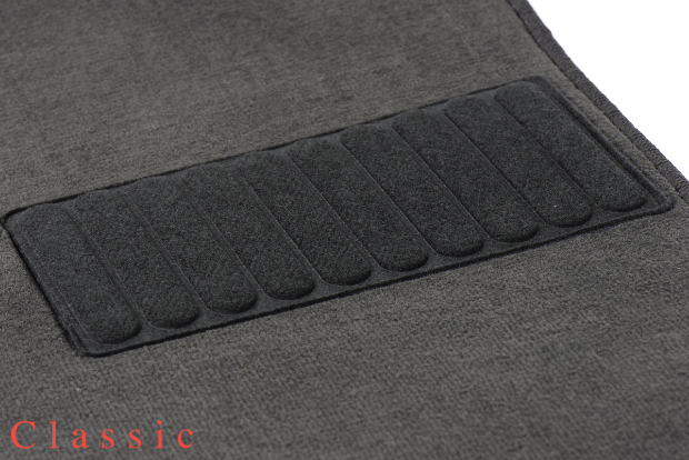 Коврики текстильные "Классик" для Ford Fusion I (хэтчбек 5 дв / CBK) 2002 - 2012, темно-серые, 4шт.