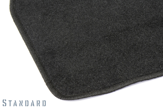 Коврики текстильные "Стандарт" для Nissan Qashqai II (suv / J11 Япония) 2013 - 2016, черные, 5шт.