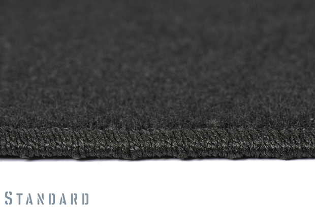 Коврики текстильные "Стандарт" для Hyundai i30 II (хэтчбек 5 дв / GD) 2015 - 2017, черные, 5шт.