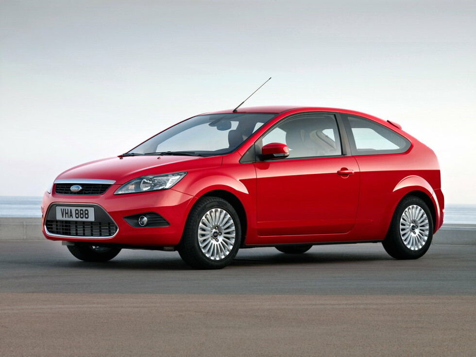 Коврики текстильные "Стандарт" для Ford Focus II (хэтчбек 5 дв / CB4) 2007 - 2011, черные, 5шт.