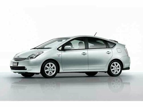 Коврики текстильные "Стандарт" для Toyota Prius II (лифтбек / NHW20) 2003 - 2009, черные, 5шт.