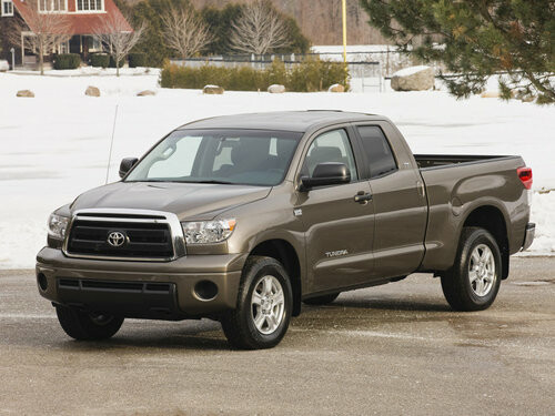 Коврики текстильные "Классик" для Toyota Tundra II (пикап / XK50) 2006 - 2013, темно-серые, 5шт.